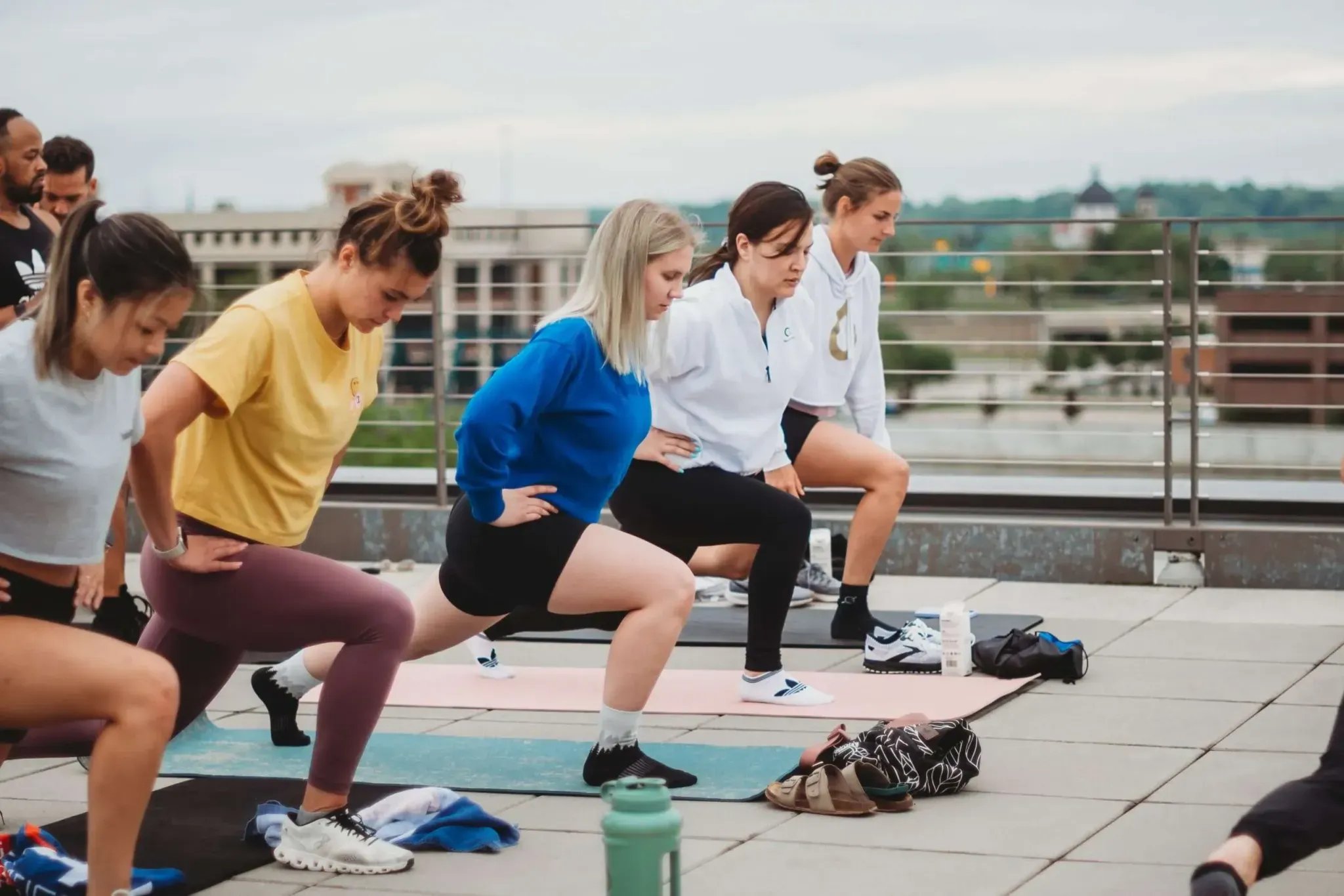 Stretching at Motive Training